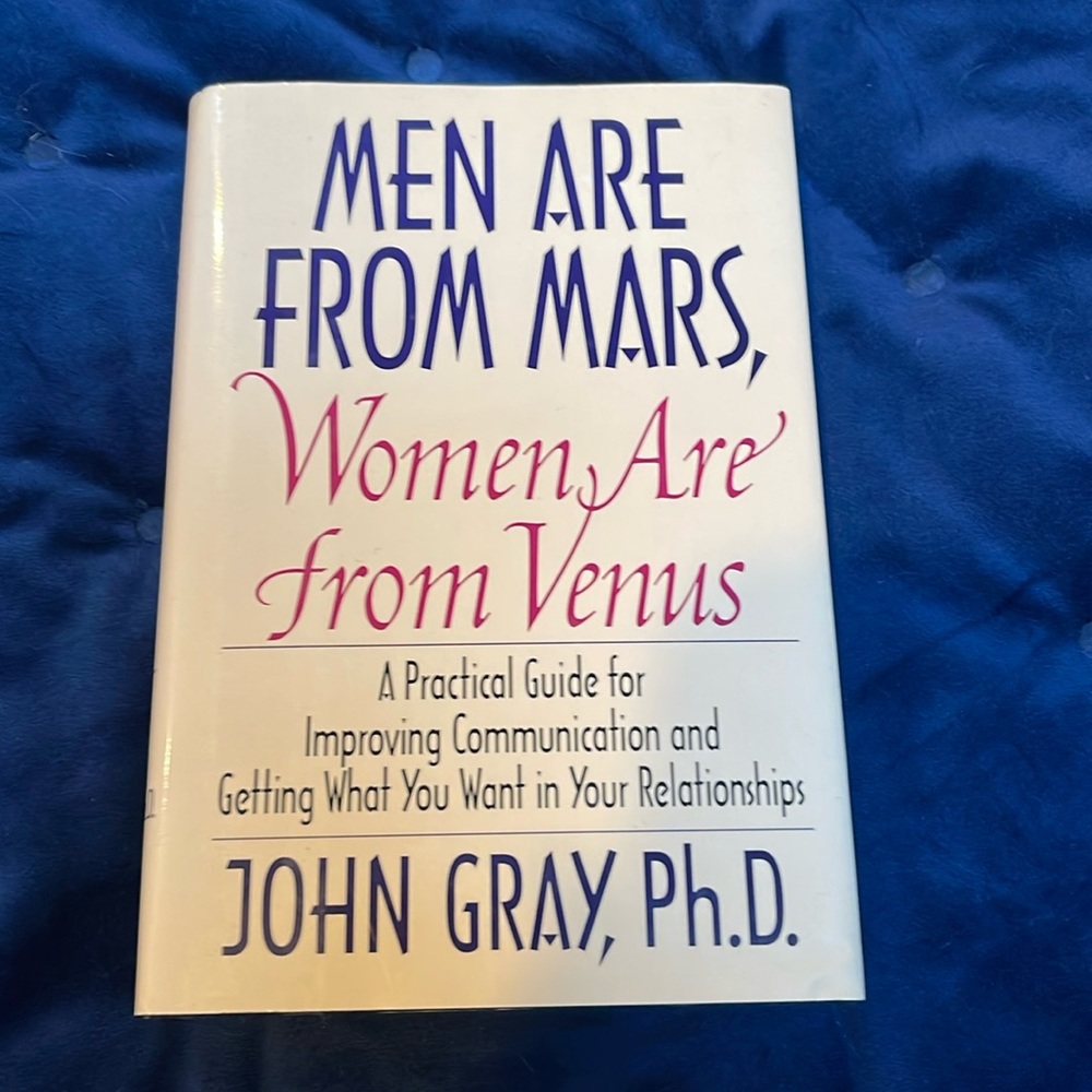 lol. MEN ARE FROM MARS, WOMEN ARE FROM VENUS